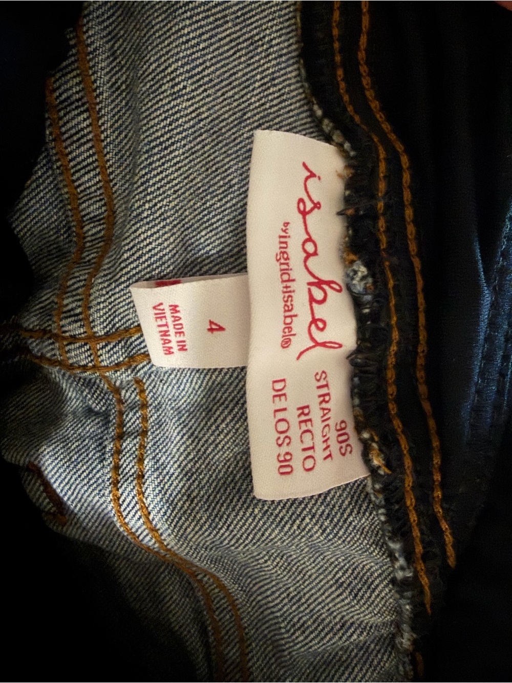 Isabel Maternity 90s Straight Jeans - Light Blue Denim